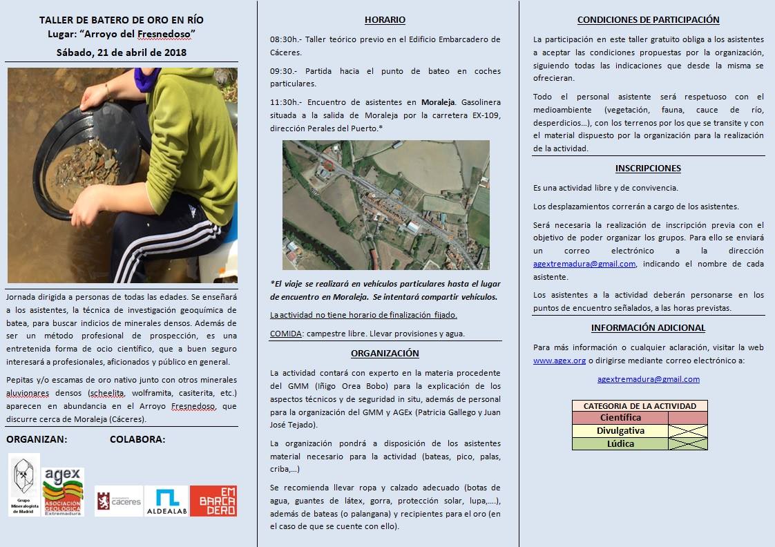 taller de bateo en extremadura