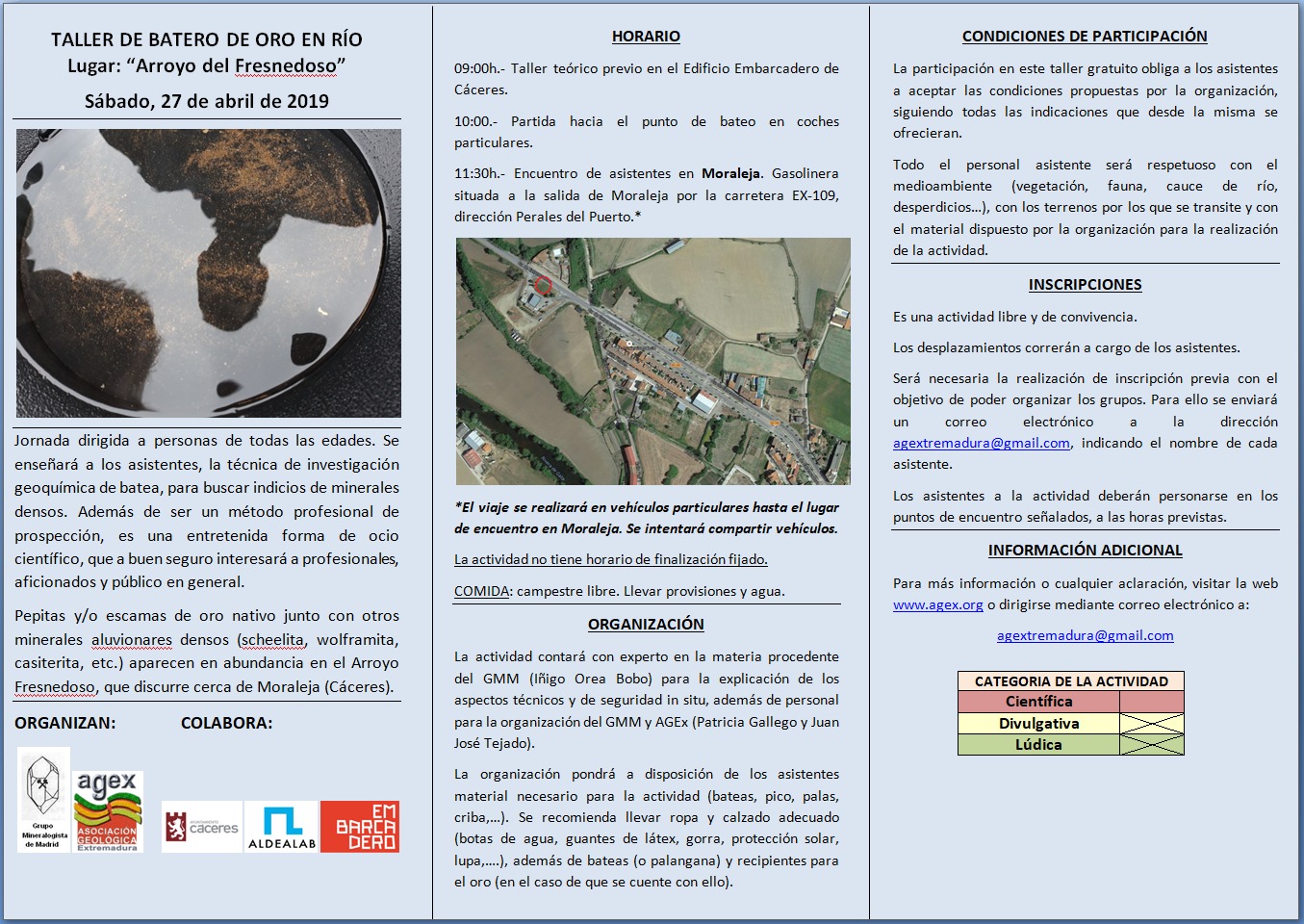 taller de bateo en extremadura