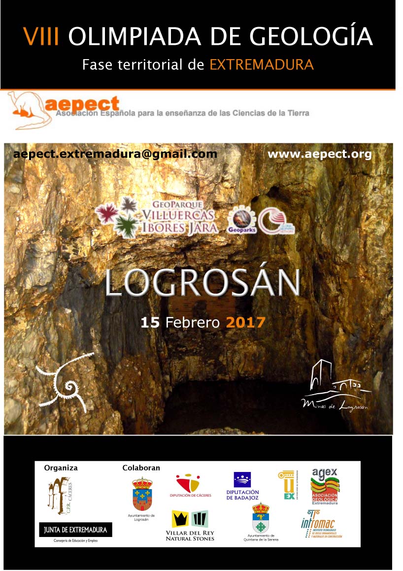 VIII Olimpiada de Geología. Fase de Extremadura