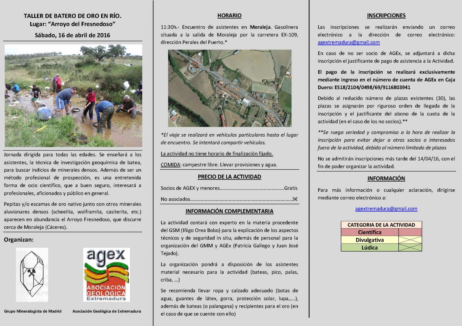 taller de bateo en extremadura