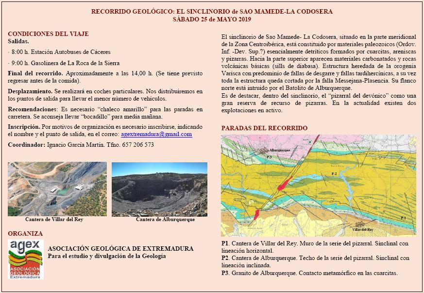 recorrido geologico