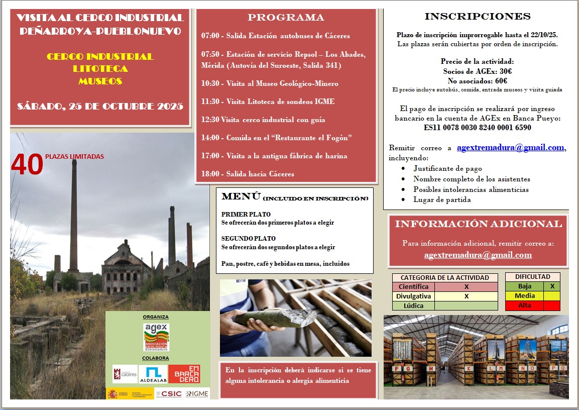 Folleto del evento a Peñarroya-Pueblonuevo 2025
