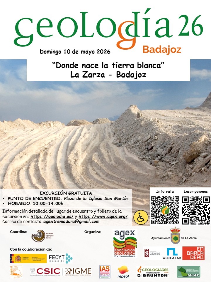 Cartel Geolodía Badajoz 2026