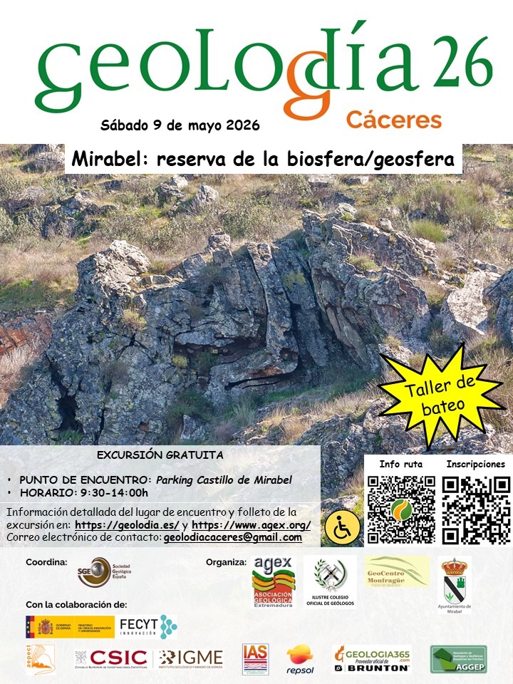 Cartel Geolodía Cáceres 2026