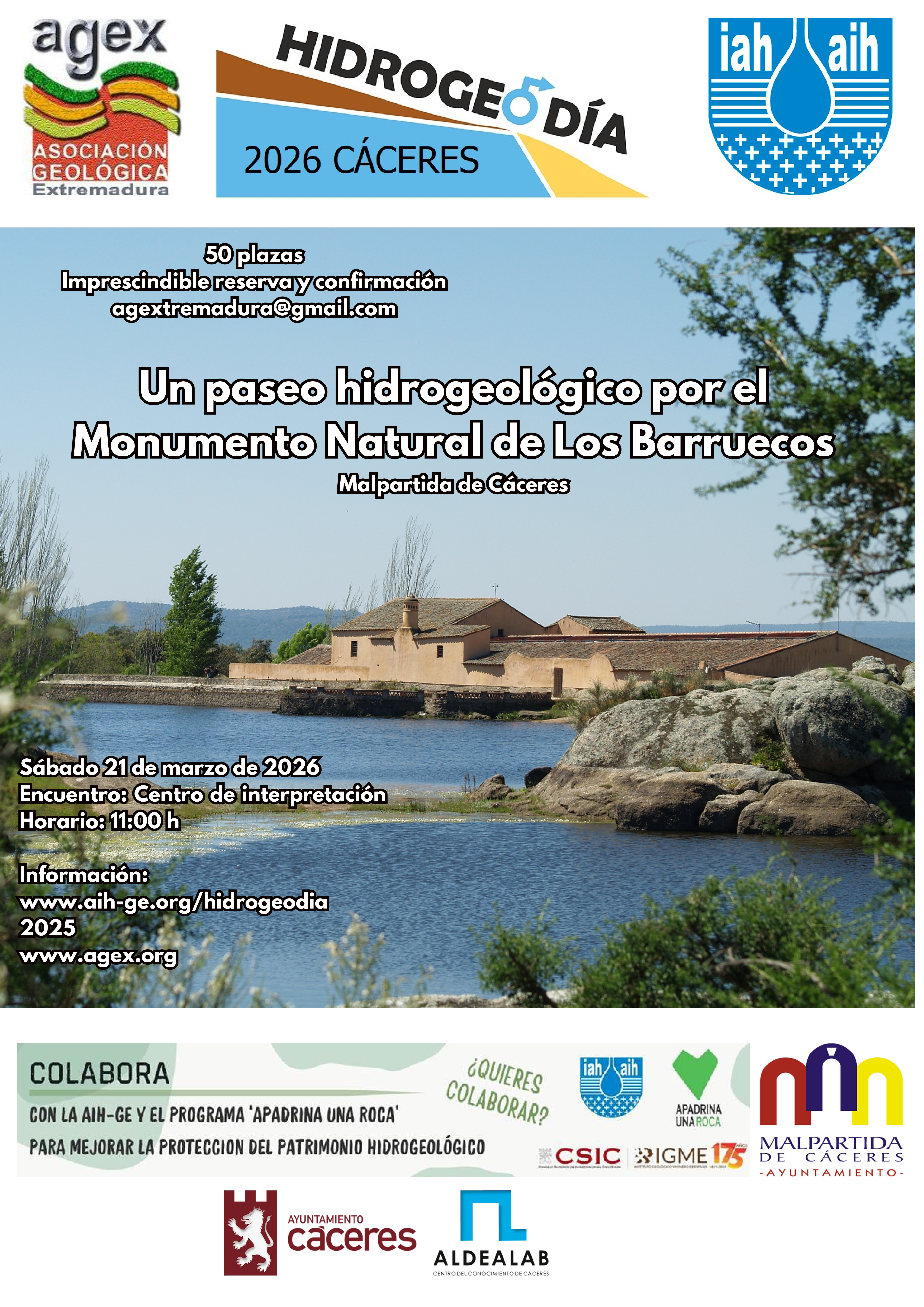 Hidrogeodia 2026 | Actividades AGEx